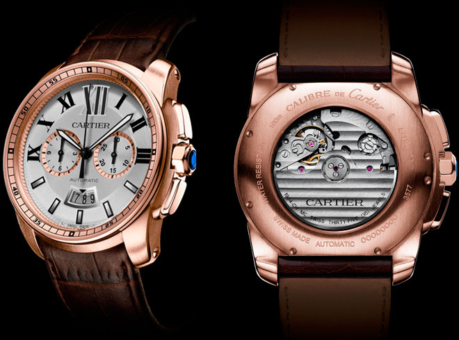 Хронограф Calibre de Cartier с мануфактурным механизмом 1904-CH MC