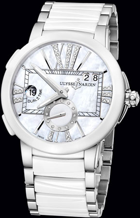 Белоснежная мечта от Ulysse Nardin: часы Executive Dual Time Lady