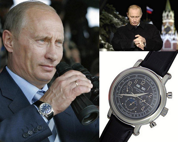 Владимир Путин выбирает стабильность и качество, а значит и Patek Philippe Владимир Путин выбирает стабильность и качество, а значит и Patek Philippe