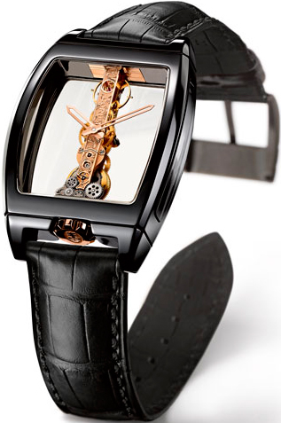 Часы Corum Ceramic Golden Bridge (Ref.B113/01621 - 113.161.15/0001 0000R)