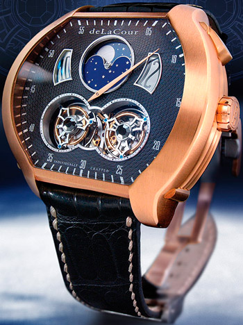 часы Christophe Claret DeLaCour Bitourbillon