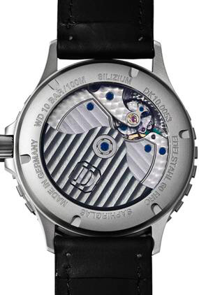 задняя сторона часов Damasko DK14 Automatic задняя сторона часов Damasko DK14 Automatic