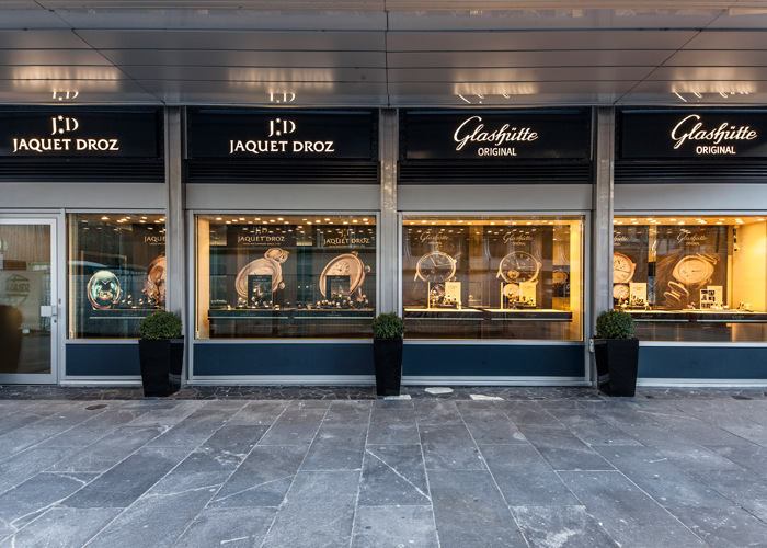 Совместный бутик Glashütte Original и Jaquet Droz