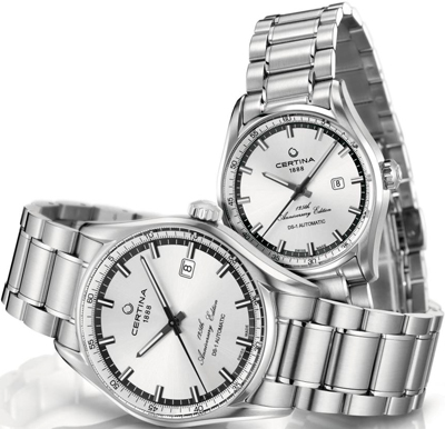  Certina DS-1 Automatic Anniversary Edition Pair