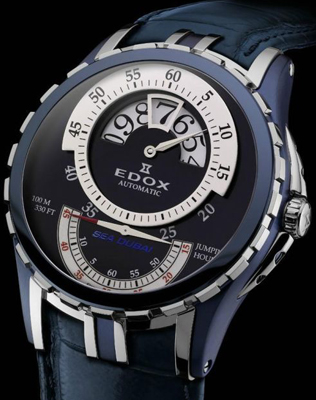 Edox Grand Ocean Jumping Hour Watch