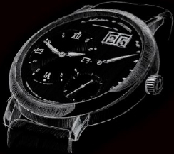 Эскиз часов GRAND LANGE 1