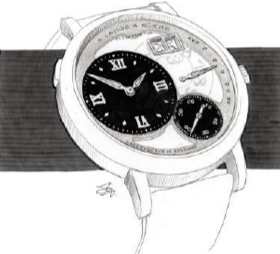 Эскиз часов GRAND LANGE 1 Lumen