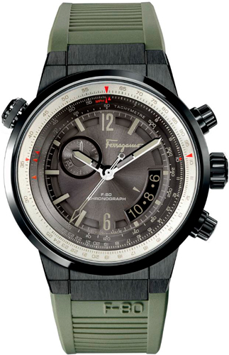  Salvatore Ferragamo F-80 Pilot Chronograph