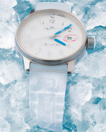 Белые часы Fortis Limited Art Edition Frisson by R. Sachs - снежный хронограф, который Вас не подведет!