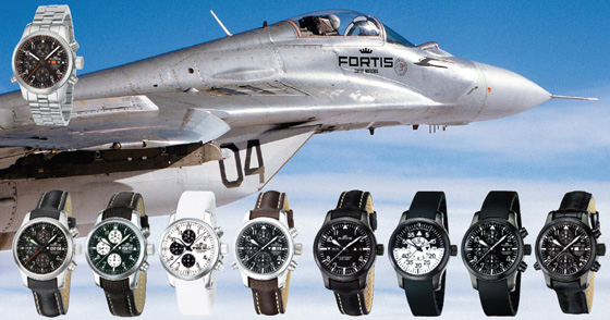 "Время летать в самолетах из стали" и носить часы Fortis!
