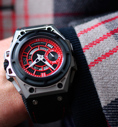 часы SpidoLite II Titanium Red
