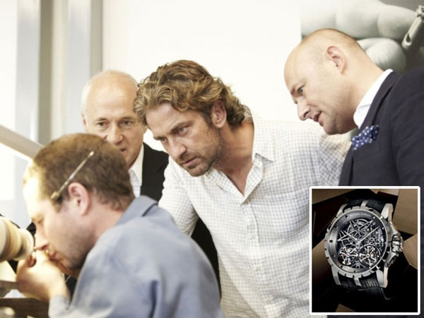 Джерард Батлер поддерживает Roger Dubuis