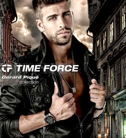 Жерар Пике в рекламе Time Force