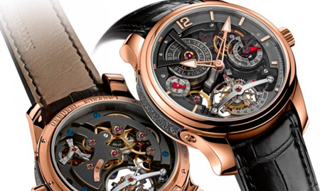 Часы Double Tourbillon Technique 30° Bi-color от Greubel Forsey