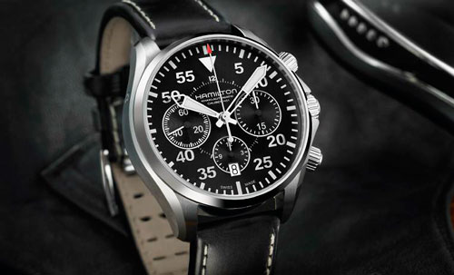 часы Khaki Aviation Pilot Auto Chrono