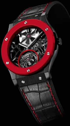 Часы Hublot Red Ceramic Classic Fusion (Ref. 505.CI.0140.LR.OWM13)