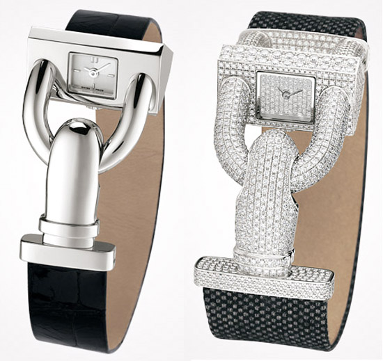 Van Cleef & Arpels Cadenas — женские часы, которые останутся тайной их владелицы, хотя будут заметны всем окружающим. Цветы, бабочки и стрекозы — любимые символы, используемые домом Van Cleef & Arpels. Мастера компании способны запечатлеть хрупкую красоту природы и сохранить ее на Вашем запястье.