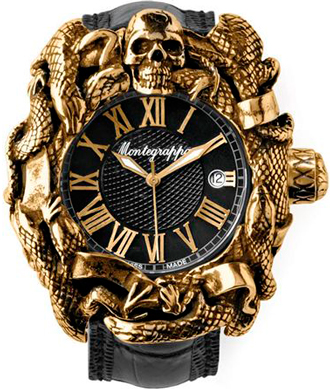   Chaos Automatic Analogue Wristwatch  Montegrappa   