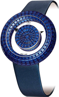 Часы Jacob & Co Brilliant Mystery Baguette Blue Sapphire (Ref. 210.525.30.BB.BB.3BB)