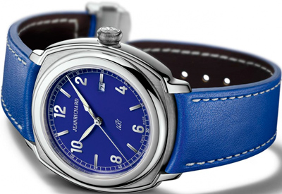  JEANRICHARD 1681 Blue Central Seconds