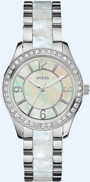 «Мраморные» часы Guess