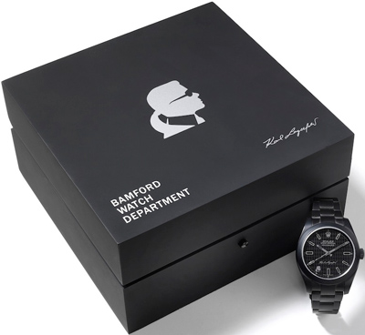 Часы Milgauss от Bamford Watch Department и Карла Лагерфельда Часы Milgauss от Bamford Watch Department и Карла Лагерфельда