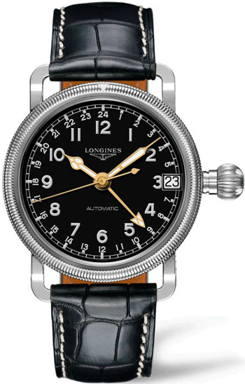Часы Longines Avigation Oversize Crown GMT (Ref. L2.778.4.53)