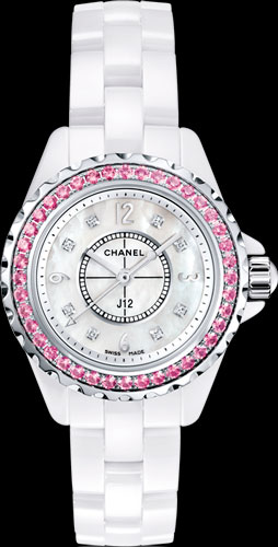 часы H3243 Chanel J12 White Gem-Set Steel 29mm Bracelet watch