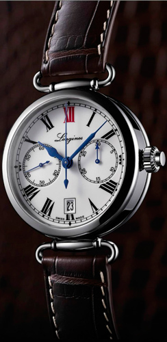 Часы Column-Wheel Monopusher Chronograph от Longines