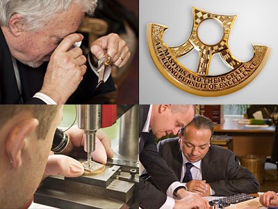 Clockwise: Mr. Daniel Roth, Rotor, Manufacturing, Mr. Peter Speake-Marin and Mr. Christophe Claret Clockwise: Mr. Daniel Roth, Rotor, Manufacturing, Mr. Peter Speake-Marin and Mr. Christophe Claret
