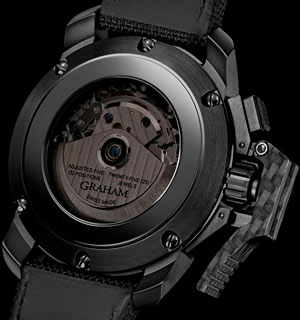 задняя сторона часов Graham Chronofighter Oversize Wildlife