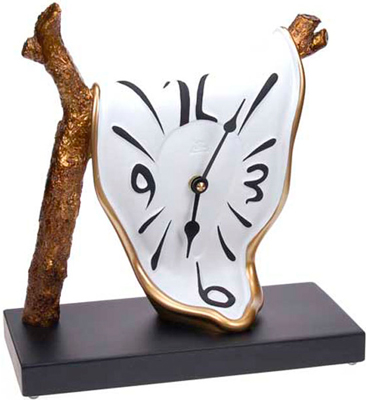 оригинальные настольные часы Золотое Время Oro-bianco