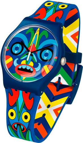 Часы Swatch Art Specials KUKULAKUKU (SUOZ171)