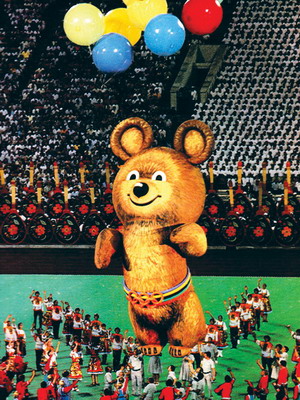 символ XXII Летних Олимпийских игр — симпатяга Мишка