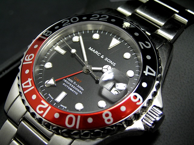 часы Marc & Sons Diver GMT Automatik (Ref. MSG-001)