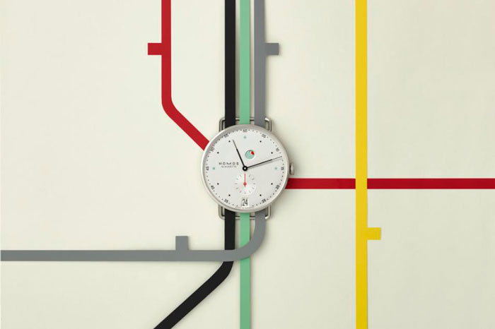 Metro Datum Gangreserve от Nomos на BaselWorld 2014
