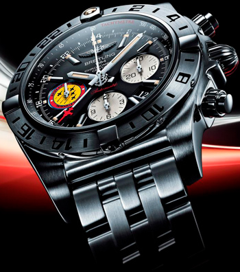  Breitling Chronomat 44 GMT Patrouille Suisse 50th Anniversary