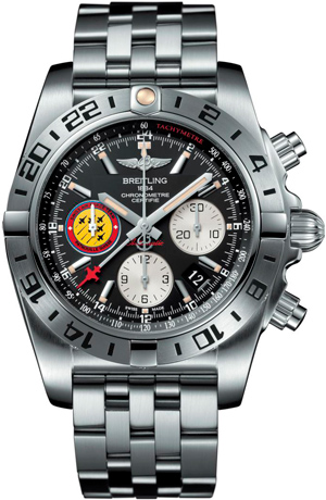 Часы Breitling Chronomat 44 GMT Patrouille Suisse 50th Anniversary