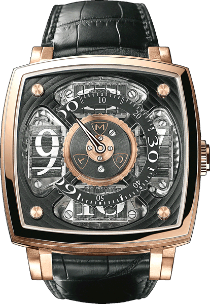 часы Sequential One pink gold white numerals (Ref. SQ 45 S1 PG S)