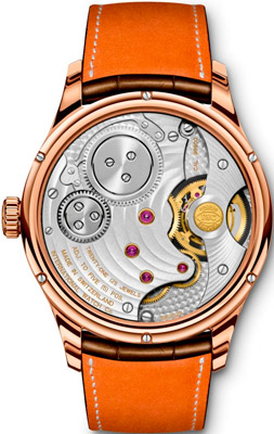 задняя сторона часов IWC Portuguese Tourbillon