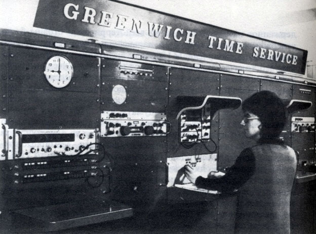 Пульт службы времени Гринвичской обсерватории