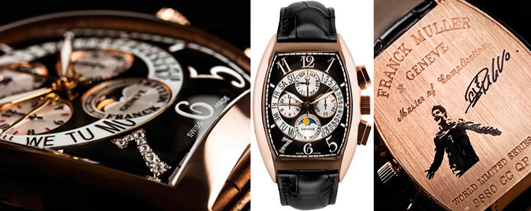 часы «Cristiano Ronaldo» Perpetual Calendar Bi-Retro Chronograph от Franck Muller часы «Cristiano Ronaldo» Perpetual Calendar Bi-Retro Chronograph от Franck Muller