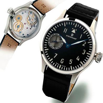 часы Nav B-Uhr 47 ST1 Premium Silver от Steinhart