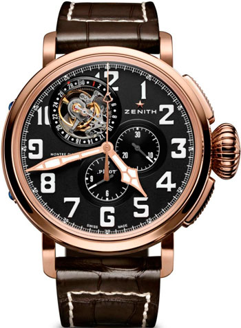 часы Pilot Montre d'Aéronef Type 20 Tourbillon от Zenith