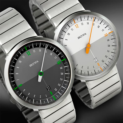 Однострелочные часы UNO 24 NEO от Botta-Design