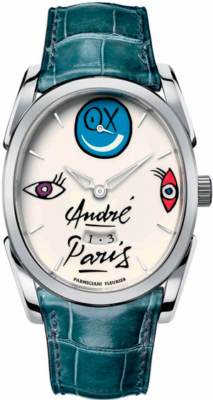 Часы Ovale Mister A. от Parmigiani Fleurier в честь Andre Saraiva