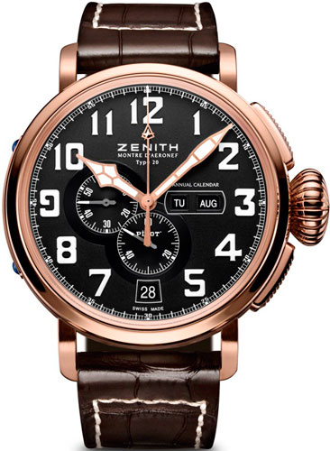 часы Pilot Montre d’Aéronef Type 20 Annual Calendar (Ref. 87.2430.4054/21.C721) от Zenith