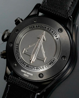 задняя сторона часов Christopher Ward C1000 Typhoon FGR4