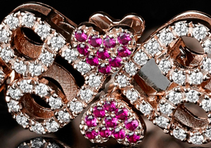 Часы Victoria Princess Red Heart от Backes & Strauss