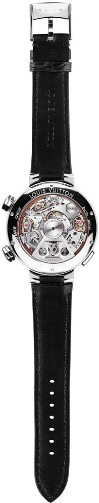 задняя сторона часов Louis Vuitton Tambour Twin Chrono